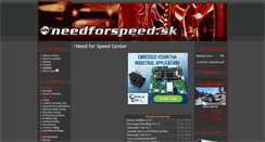 Desktop Screenshot of needforspeed.sk